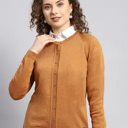 Monte Carlo Round Neck Ribbed Cardigan-image-57