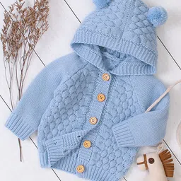 Little Surprise Box LLP Infants Cable Knit Acrylic Cardigan-image-48