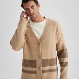 DeFacto Colourblocked Cardigan-image-61