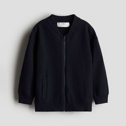 H&M Knitted Zip-Through Cardigan-image-87