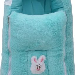 Velvet Baby Carry Bed for New Born Babies & Infants 0-6 Months 2 in 1 Sleeping Bag-image-65