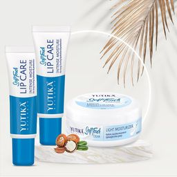 YUTIKA Soft Touch Moisturizing Cream 50ml with 2 Lip Care Balm 10g Each-11