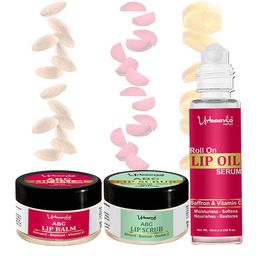 Urbaano Herbal Set Of 3 Lip Balm, Scrub & Roll On Serum-4