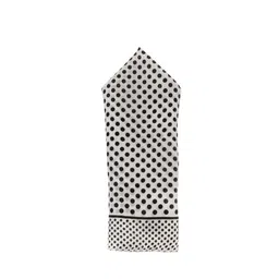 Alvaro Castagnino Men White & Black Digital Printed Pocket Square-image-76