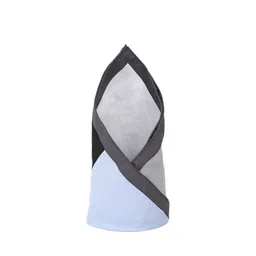 Louis Philippe Men Black & Blue Solid Pocket Square-image-11