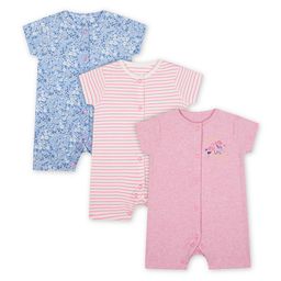 mothercare Infant-Girls Pack Of 3 Rompers-image-91