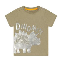 mothercare Boys Khaki Printed Round Neck T-shirt-image-49
