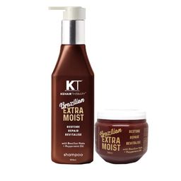 KEHAIRTHERAPY Set of Brazilian Extra Moist Shampoo & Masque with Peppermint - 250 ml each-56