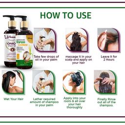 Urbaano Herbal Onion Hair Oil and Fermented RiceWater Shampoo Hair Care Kit-14