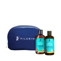 Pilgrim Set Of 2 Sulphate Free Shampoo & Argan Oil Hair Conditioner With Vanity Bag-7