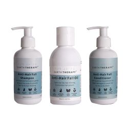 EARTH THERAPY Set Of 3 Anti Hair Fall Oil - Shampoo & Conditioner-5