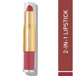 MyGlamm Super Duo Long Lasting Matte Bullet & Liquid Lipstick - Bare Pink-16