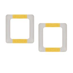 BHIMA 22K Hallmark 916 Purity Yellow Gold Square Stud-23