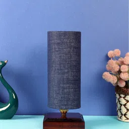 Devansh Blue Table Lamp with Jute Shade image 2