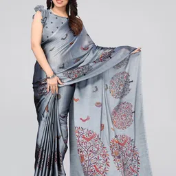 MIRCHI FASHION Ethnic Motifs Printed Saree-image-58