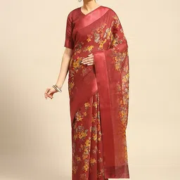KALINI Floral Saree-15