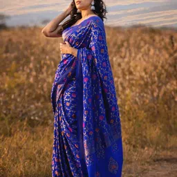 KALINI Woven Design Banarasi Saree-picture-13