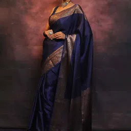KALINI Zari Banarasi Saree-27