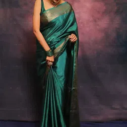 KALINI Woven Design Zari Banarasi Saree-image-93