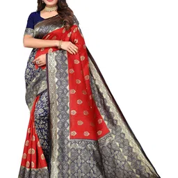 Varanga Woven Design Zari Banarasi Saree-image-31