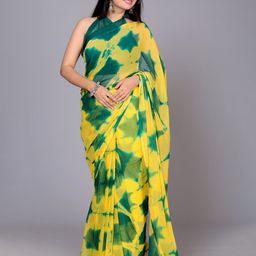 VL SAREES Pure Chiffon Bandhani Saree-image-85