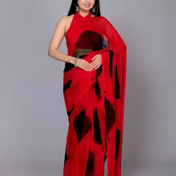 VL SAREES Bandhani Pure Chiffon Bandhani Saree-image-18