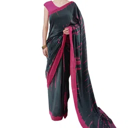 Sanganeri Printed Tie and Dye Pure Cotton Saree-45