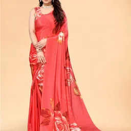 Sidhidata Floral Printed Poly Chiffon Narayan Peth Saree-picture-43