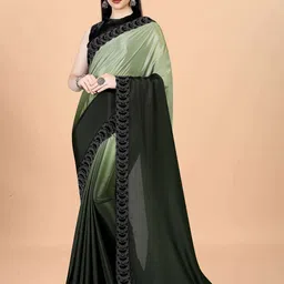 Avojee Ombre Embellished Border Saree-picture-24