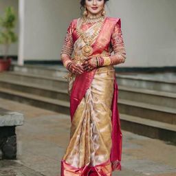 Rujave Ethnic Motifs Woven Design Zari Kanjeevaram Saree-picture-22