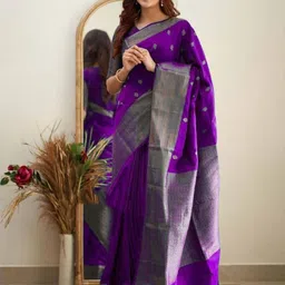 Rujave Woven Design Zari Art Silk Kanjeevaram Saree-picture-19