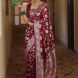 Rujave Woven Design Zari Art Silk Kanjeevaram Saree-image-22