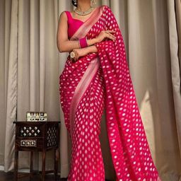 Rujave Woven Design Zari Saree-image-36