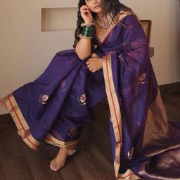 Rujave Woven Design Zari Art Silk Kanjeevaram Saree-image-25