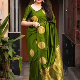 Rujave Ethnic Motifs Woven Design Kanjeevaram Saree-5