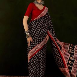 Mitera Ethnic Motifs Art Silk Bhagalpuri Saree-image-10
