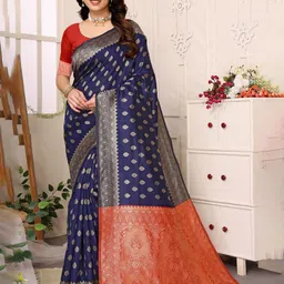 vj fashion Ethnic Woven Design Zari Banarasi Saree-picture-36