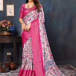 Mitera Ethnic Motifs Saree With Unstitched Blouse Piece-picture-27