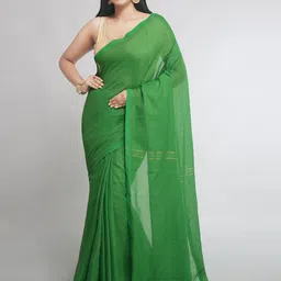 WoodenTant Striped Zari Saree-picture-15