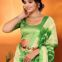 KALINI Printed Beads and Stones Saree-image-19