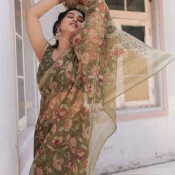 KALINI Floral Zari Saree-picture-18
