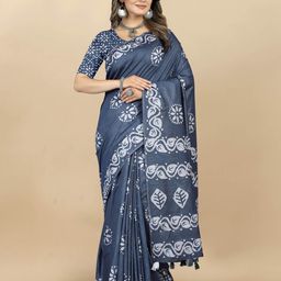 Inithi Batik Printed Saree-image-78