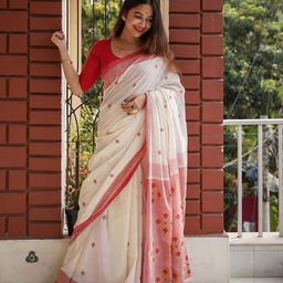 KALINI Woven Design Zari Silk Blend Banarasi Saree-picture-22
