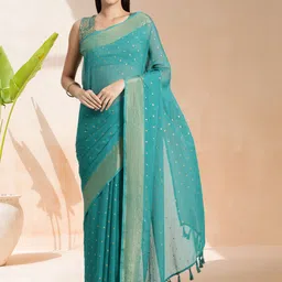 Mitera Woven Design Zari Ready to Wear Saree-image-71