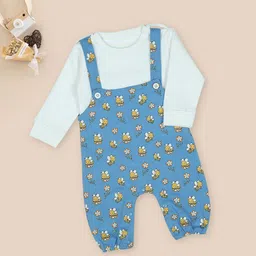 MeeMee Infants Honey Bee Printed Dungaree With T-Shirt-44
