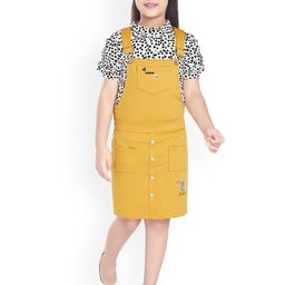 Peppermint Girls Knee Length Dungaree-picture-43