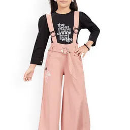 Hunny Bunny Girls Cotton Dungaree With T-Shirt-image-70