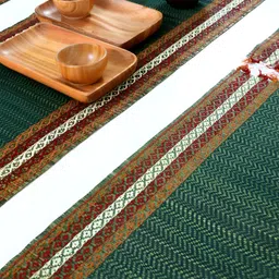 Peepul Tree Set Of 6 Green Grass Table Placemats image 2