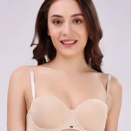 Soie Half Coverage Underwired Lightly Padded Balconette Bra With All Day Comfort-38