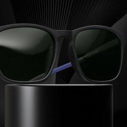 Vincent Chase Unisex Green Lens & Black Wayfarer Sunglasses with Polarised and UV Protected Lens image 3